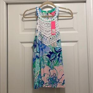 Lilly Pulitzer Dawn Halter Top NWT
